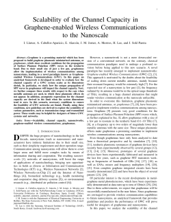 Scalability of the Channel Capacity in Graphene