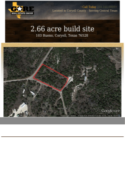 2.66 acre build site - Gore Real Estate Group