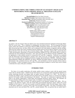understanding the correlation of san joaquin air quality