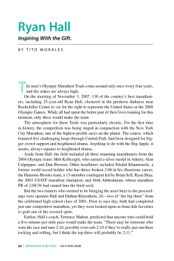 Ryan Hall - Marathon and Beyond