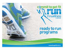 ready to run programs - The Wellness Institute