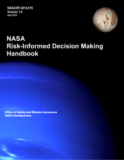 NASA Risk-Informed Decision Making Handbook