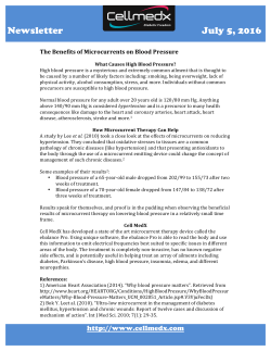 The Benefits of Microcurrents on Blood Pressure