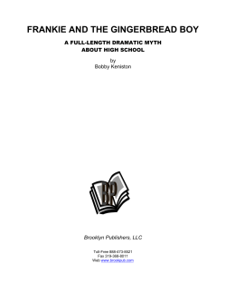 frankie and the gingerbread boy