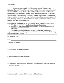 Thomas Nast was one of the best-know