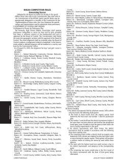 KHSAA COMPETITION RULES Governing Soccer