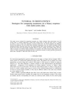 Strategies for comparing treatments on a binary response with multi