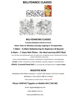 bellydance classes