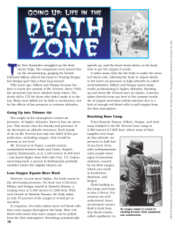 Going Up: Life in the Death Zone