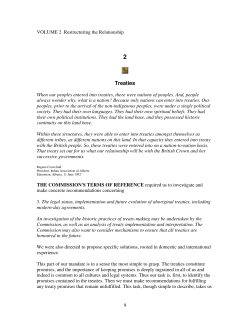 Treaties - Christian Aboriginal Infrastructure Developments (CAID)