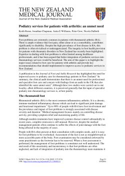 THE NEW ZEALAND MEDICAL JOURNAL