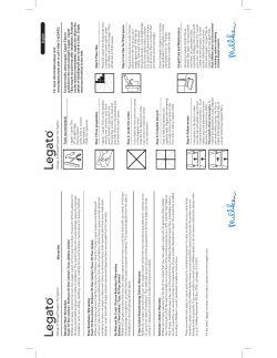 Legato Installation Instructions