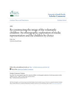 Re-constructing the image of the voluntarily childfree