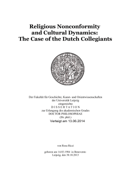 Religious Nonconformity and Cultural Dynamics: The Case of the