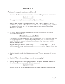 Statistics 2 - Department of Statistics