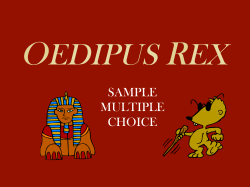 SAMPLE MULTIPLE CHOICE