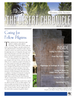 Caring for Fellow Pilgrims - Monastery of the Ascension