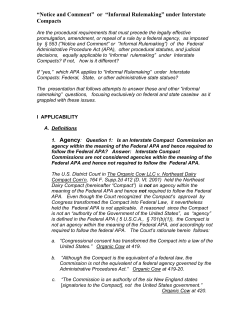 Interstate Compacts - American Bar Association