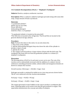a Printable Version - Lecture Demonstrations