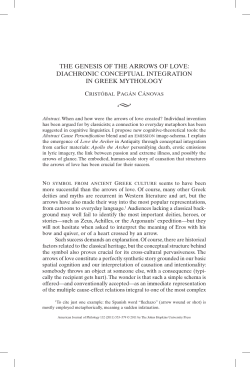 The Genesis of the Arrows of Love: Diachronic