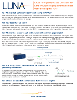 FAQ`s &ndash; Frequently Asked Questions for Luna`s ODiSI using High