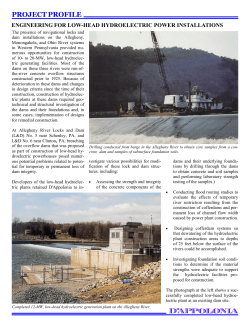 Engineering for Low-Head Hydroelectric Power Installations