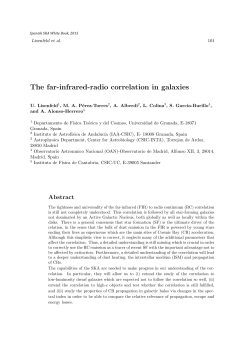 The far-infrared-radio correlation in galaxies