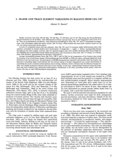 2. Major and Trace Element Variations in Basalts from Leg 115