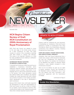 NCN Begins Citizen Review of Draft NCN Constitution on 250th