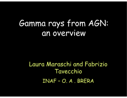 Gamma rays from AGN: an overview