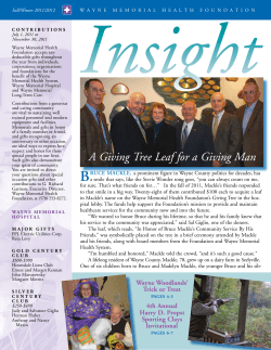 Insight Fall 2011- Winter 2012
