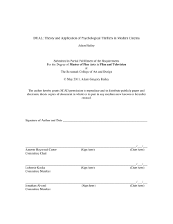 DUAL: Theory and Application of Psychological Thrillers in Modern