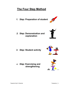 The Four Step Method