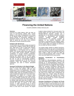 Financing the United Nations