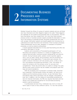 documenting business processes and information systems