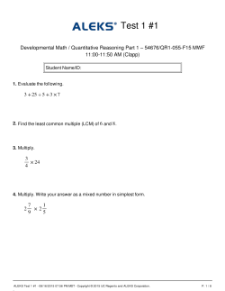 Knowledge Check Review