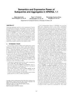 Semantics and Expressive Power of Subqueries and Aggregates in