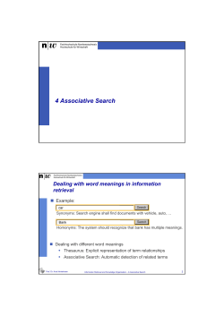 4 Associative Search