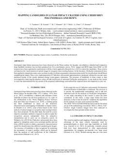 MAPPING LANDSLIDES IN LUNAR IMPACT CRATERS USING