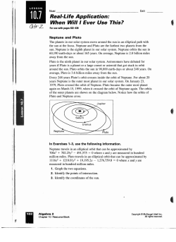 Neptune and Pluto