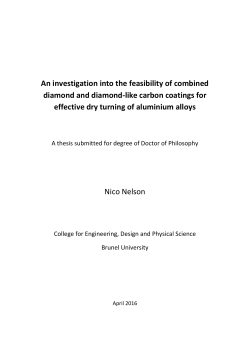 An investigation into the feasibility of combined diamond and