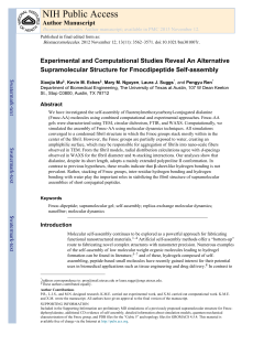 Experimental and computational studies reveal an alternative
