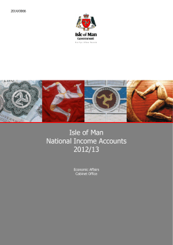 Isle of Man National Income Accounts 2012/13