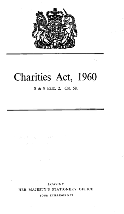 Charities Act, 1960 - Legislation.gov.uk