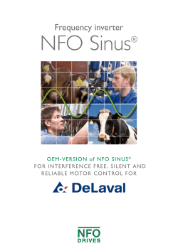 DeLaval - NFO Drives