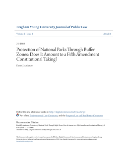 Protection of National Parks Through Buffer Zones: Does It Amount