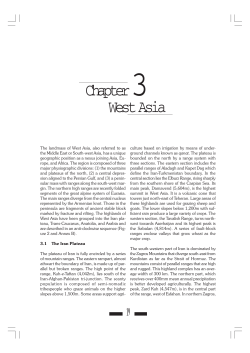 Chapter 3 West Asia