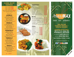 Asian MAX Combos - Asian Max Restaurant