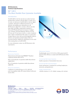 BD&trade; LSR II The Most Flexible Flow Cytometer Available.