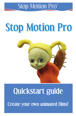 Quickstart Guide - Stop Motion Pro